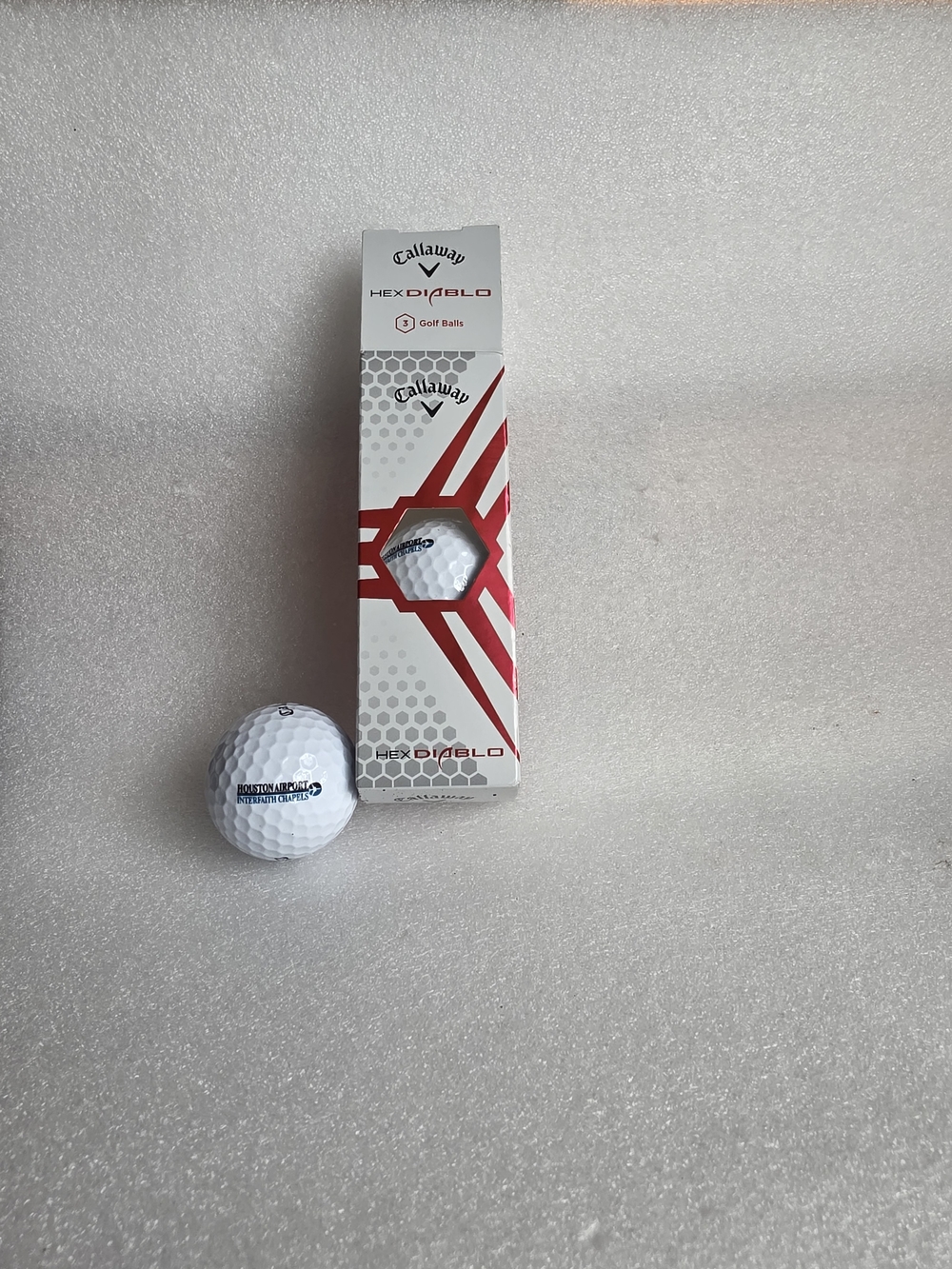 Callaway Hex Diablo White Golf Balls - Pack of 3